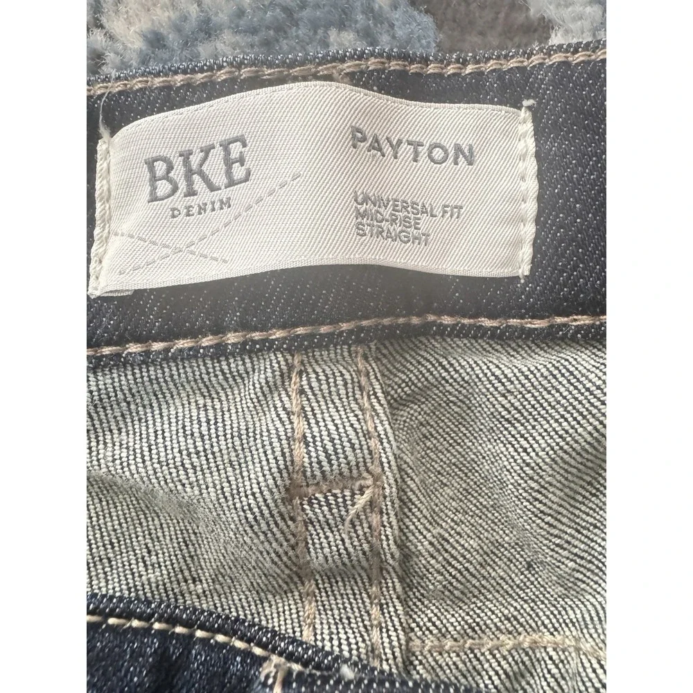 BKE Payton Universal Fit Stretch Blue Jeans Straight Womens Mid Rise 29x32 - Picture 5 of 7